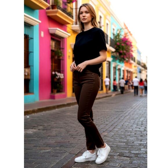 Juicy Couture Denim - Juicy Couture Womens Black Stretchy Straight Leg Jeans - Size 12